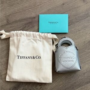 Tiffany & Co. Mini silver heart Bag
